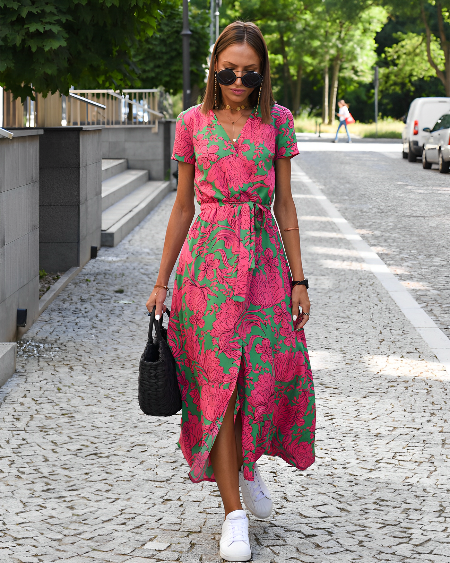 Elowen - Robe taille florale